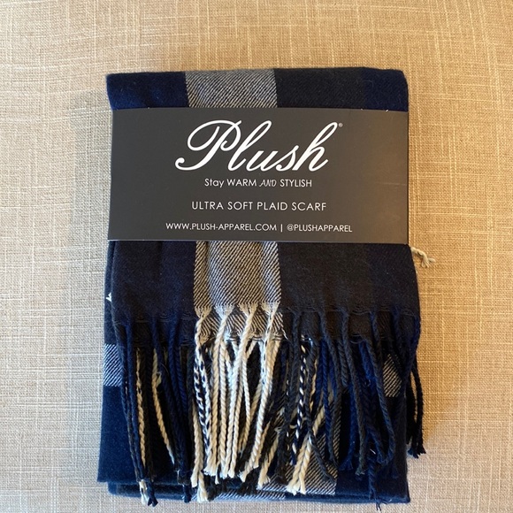 Plush Accessories - Plush Ultra Soft Plaid Scarf